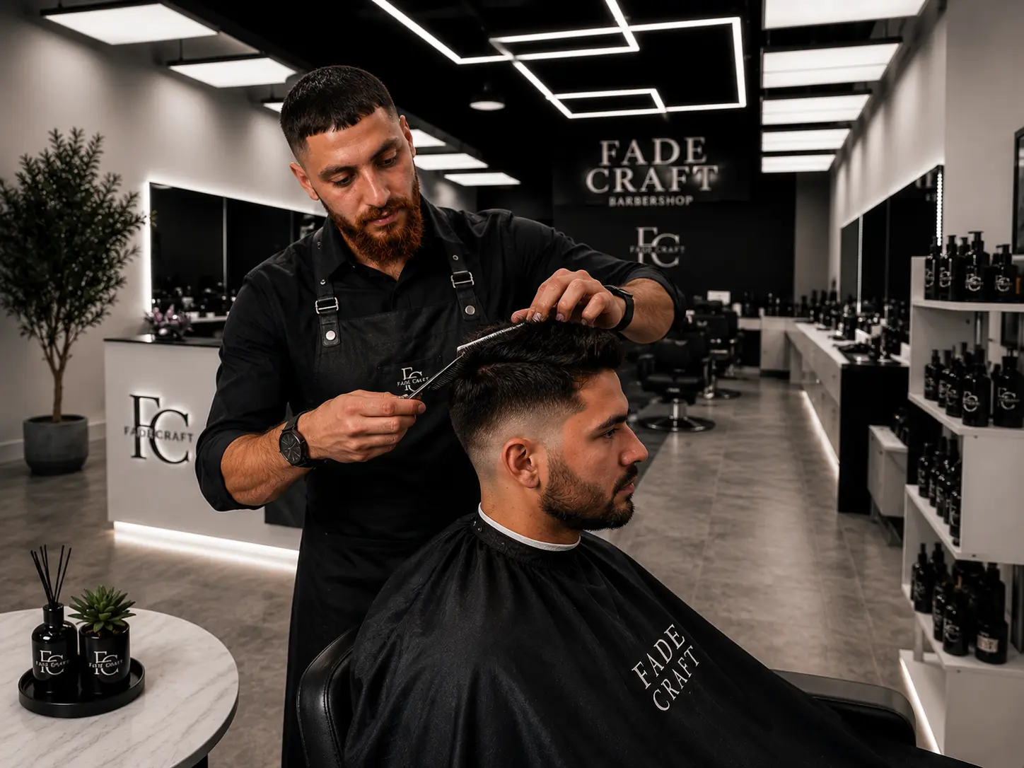 Men's haircut in Kitchener